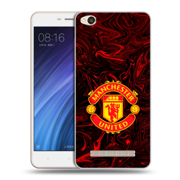 Силиконовый чехол на Xiaomi RedMi 4A с принтом Manchester United Силиконовый чехол на Xiaomi RedMi 4A с принтом Manchester United