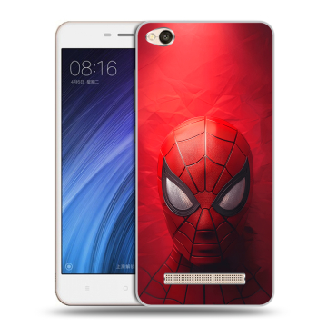 Силиконовый чехол на Xiaomi RedMi 4A с принтом Spiderman Человек паук