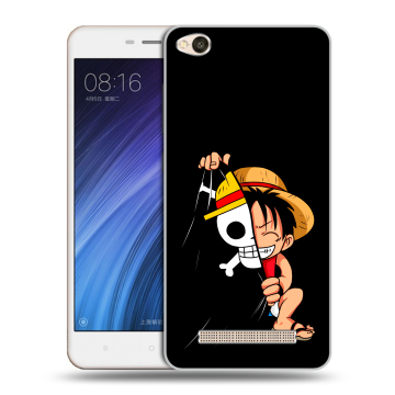Силиконовый чехол на Xiaomi RedMi 4A с принтом One Piece Ван Пис Силиконовый чехол на Xiaomi RedMi 4A с принтом One Piece Ван Пис