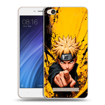 Силиконовый чехол на Xiaomi RedMi 4A с принтом Naruto Наруто