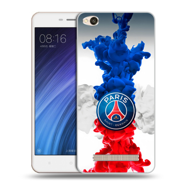 Силиконовый чехол на Xiaomi RedMi 4A с принтом PSG ПСЖ Силиконовый чехол на Xiaomi RedMi 4A с принтом PSG ПСЖ