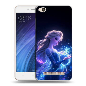 Силиконовый чехол на Xiaomi RedMi 4A с принтом Холодное сердце Frozen Силиконовый чехол на Xiaomi RedMi 4A с принтом Холодное сердце Frozen