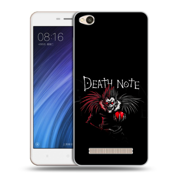 Силиконовый чехол на Xiaomi RedMi 4A с принтом Death note Тетрадь смерти