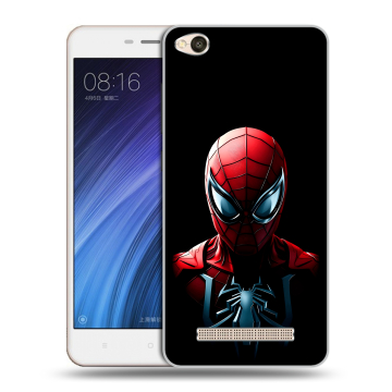 Силиконовый чехол на Xiaomi RedMi 4A с принтом Spiderman Человек паук