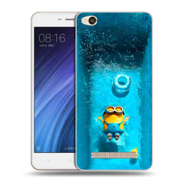 Силиконовый чехол на Xiaomi RedMi 4A с принтом Миньоны