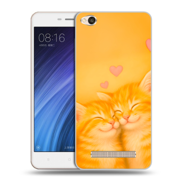 Силиконовый чехол на Xiaomi RedMi 4A с принтом Милые котята