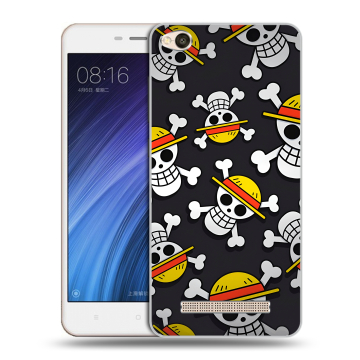 Силиконовый чехол на Xiaomi RedMi 4A с принтом One Piece Ван Пис Силиконовый чехол на Xiaomi RedMi 4A с принтом One Piece Ван Пис