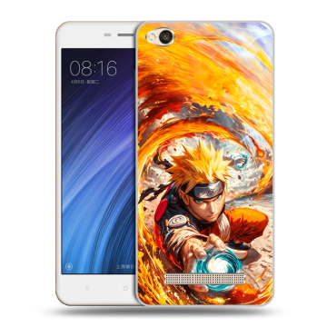 Силиконовый чехол на Xiaomi RedMi 4A с принтом Аниме Наруто Naruto