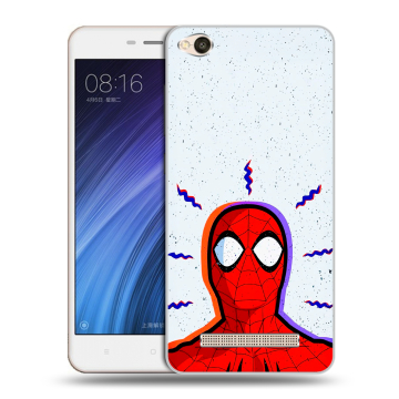 Силиконовый чехол на Xiaomi RedMi 4A с принтом Spiderman Человек паук Силиконовый чехол на Xiaomi RedMi 4A с принтом Spiderman Человек паук