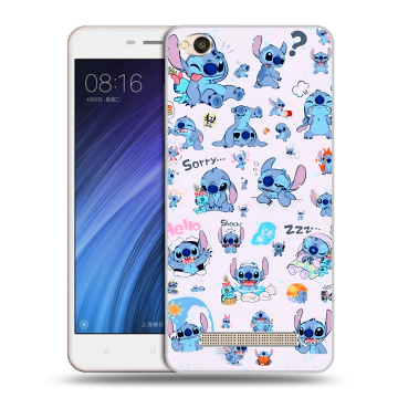 Силиконовый чехол на Xiaomi RedMi 4A с принтом Лило и Стич