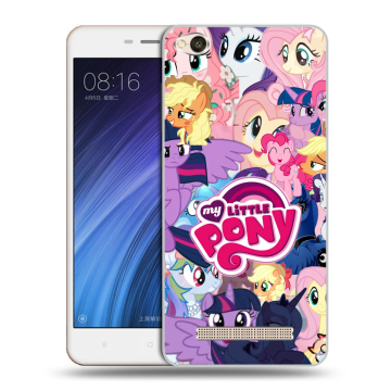 Силиконовый чехол на Xiaomi RedMi 4A с принтом My little pony Дружба чудо Силиконовый чехол на Xiaomi RedMi 4A с принтом My little pony Дружба чудо