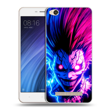 Силиконовый чехол на Xiaomi RedMi 4A с принтом Death note Тетрадь смерти Силиконовый чехол на Xiaomi RedMi 4A с принтом Death note Тетрадь смерти