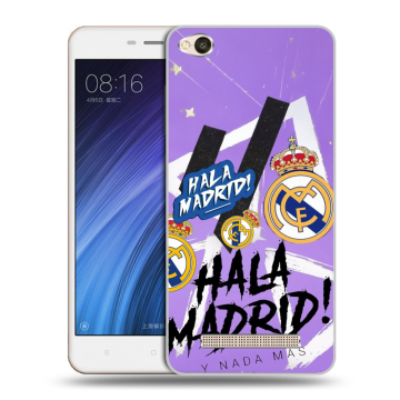 Силиконовый чехол на Xiaomi RedMi 4A с принтом Real Madrid Реал Мадрид