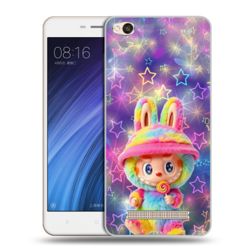 Силиконовый чехол на Xiaomi RedMi 4A с принтом Labubu Лабубу