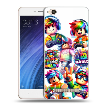 Силиконовый чехол на Xiaomi RedMi 4A с принтом Roblox Роблокс Силиконовый чехол на Xiaomi RedMi 4A с принтом Roblox Роблокс