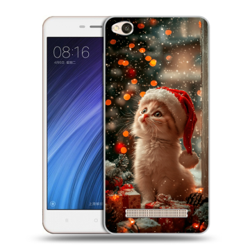 Силиконовый чехол на Xiaomi RedMi 4A с принтом Новый год Силиконовый чехол на Xiaomi RedMi 4A с принтом Новый год