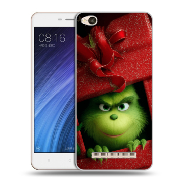 Силиконовый чехол на Xiaomi RedMi 4A с принтом Новый год Силиконовый чехол на Xiaomi RedMi 4A с принтом Новый год