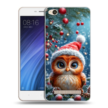 Силиконовый чехол на Xiaomi RedMi 4A с принтом Новый год