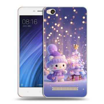 Силиконовый чехол на Xiaomi RedMi 4A с принтом Новый год