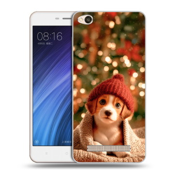 Силиконовый чехол на Xiaomi RedMi 4A с принтом Новый год