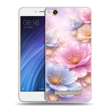 Силиконовый чехол на Xiaomi RedMi 4A с принтом женский