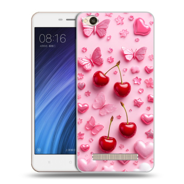 Силиконовый чехол на Xiaomi RedMi 4A с принтом для девочек