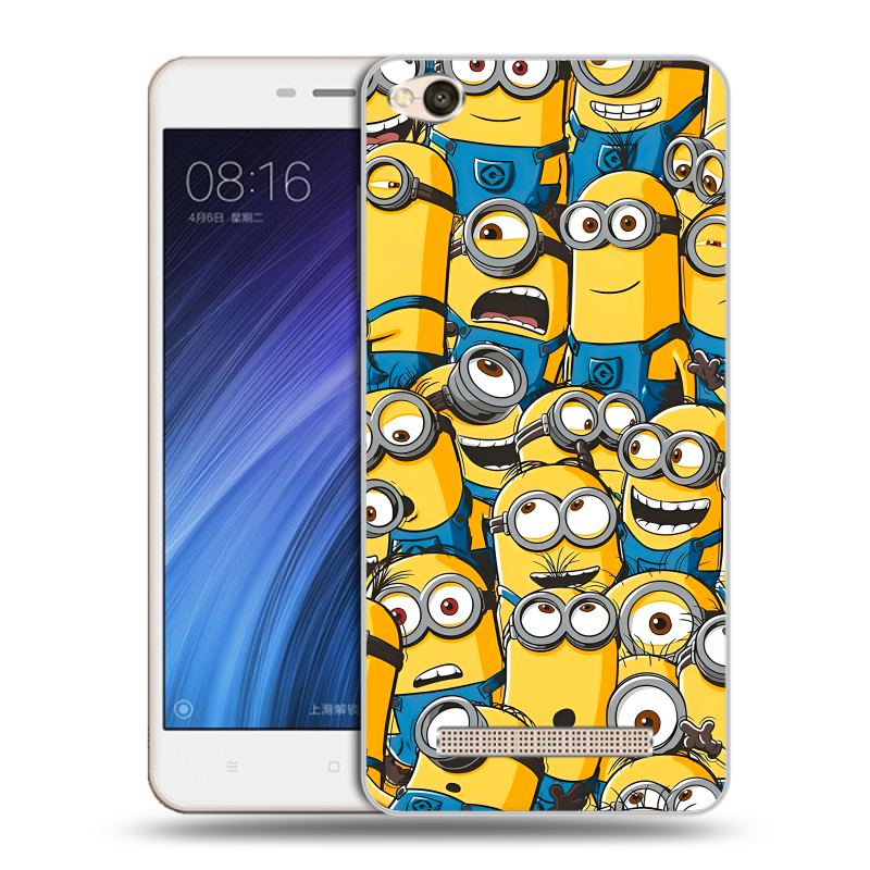 Пластиковый чехол на Xiaomi RedMi 4A с принтом Миньоны Пластиковый чехол на Xiaomi RedMi 4A с принтом Миньоны