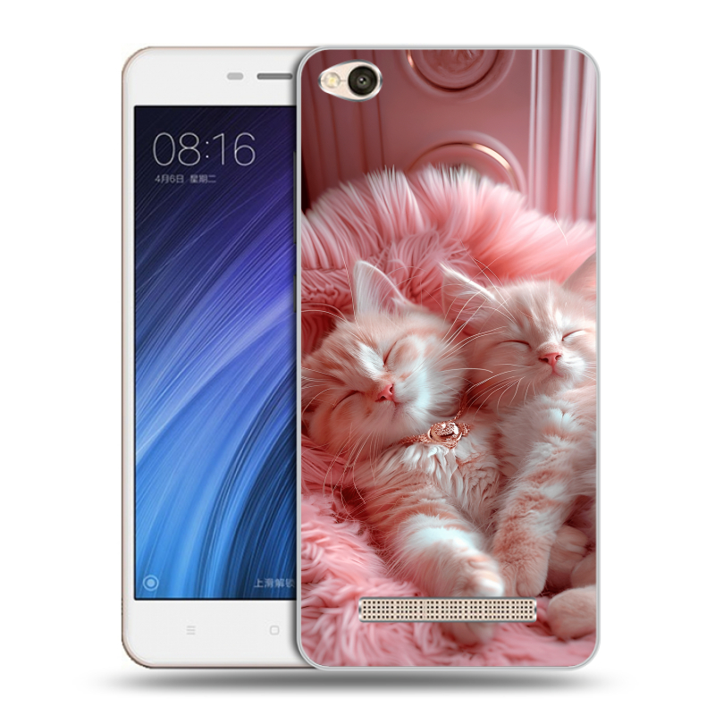 Силиконовый чехол на Xiaomi RedMi 4A с принтом котята котики Силиконовый чехол на Xiaomi RedMi 4A с принтом котята котики
