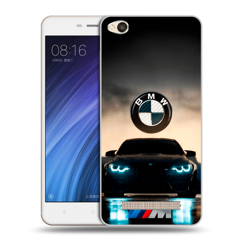 Силиконовый чехол на Xiaomi RedMi 4A с принтом БМВ BMW Силиконовый чехол на Xiaomi RedMi 4A с принтом БМВ BMW