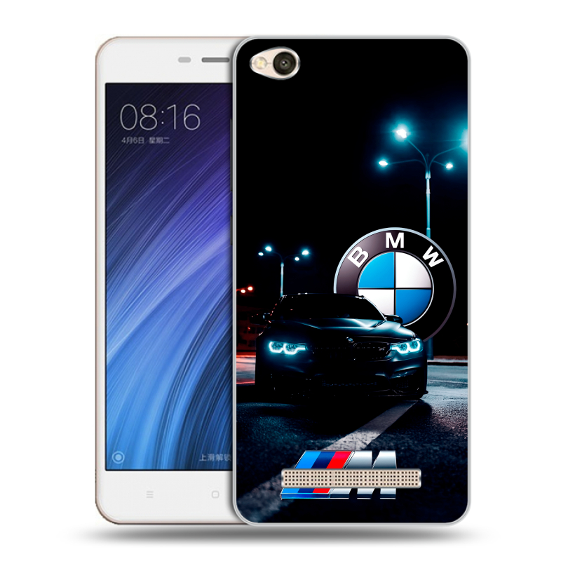 Силиконовый чехол на Xiaomi RedMi 4A с принтом БМВ BMW Силиконовый чехол на Xiaomi RedMi 4A с принтом БМВ BMW