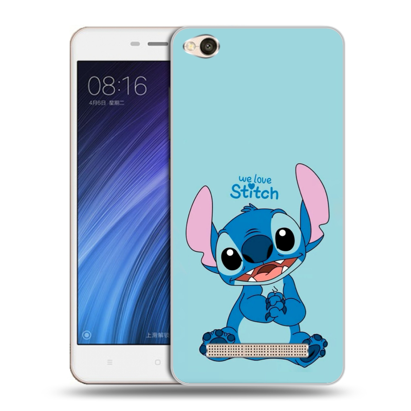 Силиконовый чехол на Xiaomi RedMi 4A с принтом Лило и Стич Силиконовый чехол на Xiaomi RedMi 4A с принтом Лило и Стич