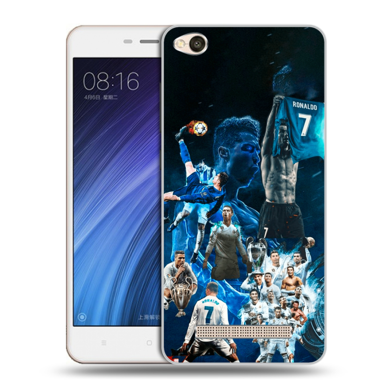 Пластиковый чехол на Xiaomi RedMi 4A с принтом Реал Роналдо Пластиковый чехол на Xiaomi RedMi 4A с принтом Реал Роналдо