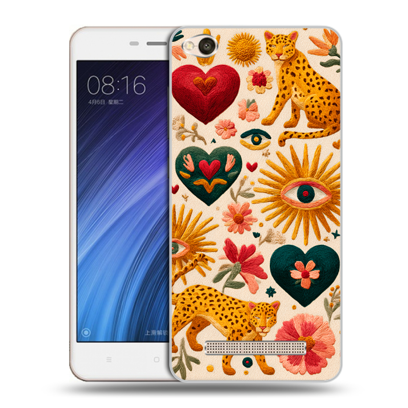 Пластиковый чехол на Xiaomi RedMi 4A с принтом Модный принт Пластиковый чехол на Xiaomi RedMi 4A с принтом Модный принт