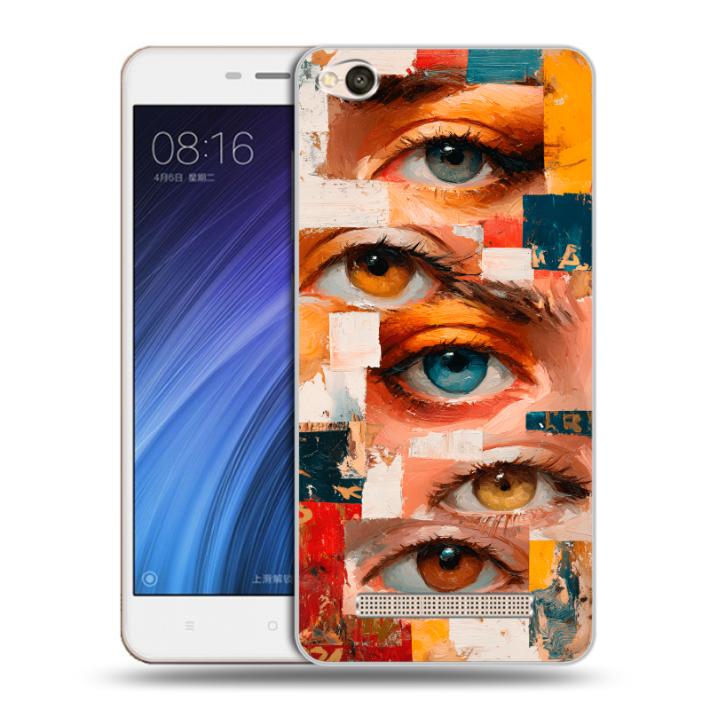 Силиконовый чехол на Xiaomi RedMi 4A с принтом Модный принт Силиконовый чехол на Xiaomi RedMi 4A с принтом Модный принт