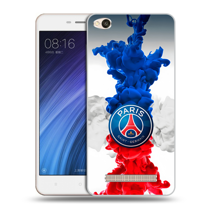Пластиковый чехол на Xiaomi RedMi 4A с принтом PSG ПСЖ Пластиковый чехол на Xiaomi RedMi 4A с принтом PSG ПСЖ