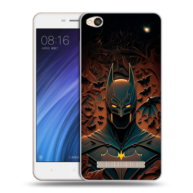 Силиконовый чехол на Xiaomi RedMi 4A с принтом Batman Бэтмен Силиконовый чехол на Xiaomi RedMi 4A с принтом Batman Бэтмен