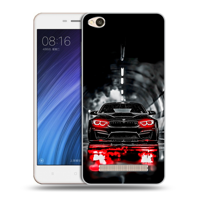 Пластиковый чехол на Xiaomi RedMi 4A с принтом BMW БМВ Пластиковый чехол на Xiaomi RedMi 4A с принтом BMW БМВ