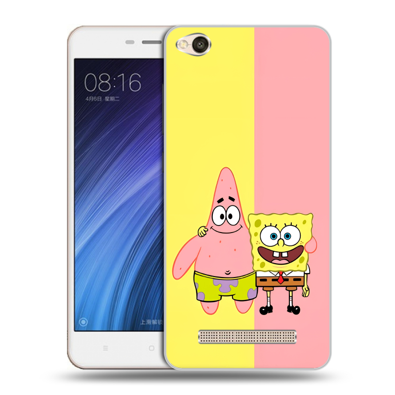 Силиконовый чехол на Xiaomi RedMi 4A с принтом Спанч боб Спанчбоб Силиконовый чехол на Xiaomi RedMi 4A с принтом Спанч боб Спанчбоб