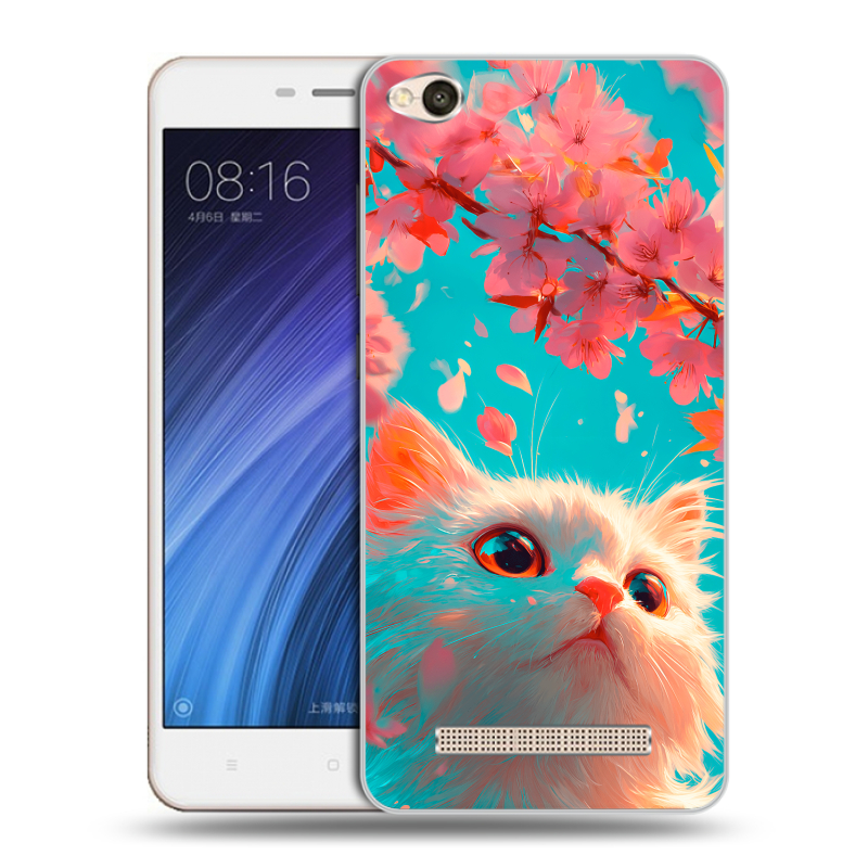 Пластиковый чехол на Xiaomi RedMi 4A с принтом Красивый кот Пластиковый чехол на Xiaomi RedMi 4A с принтом Красивый кот