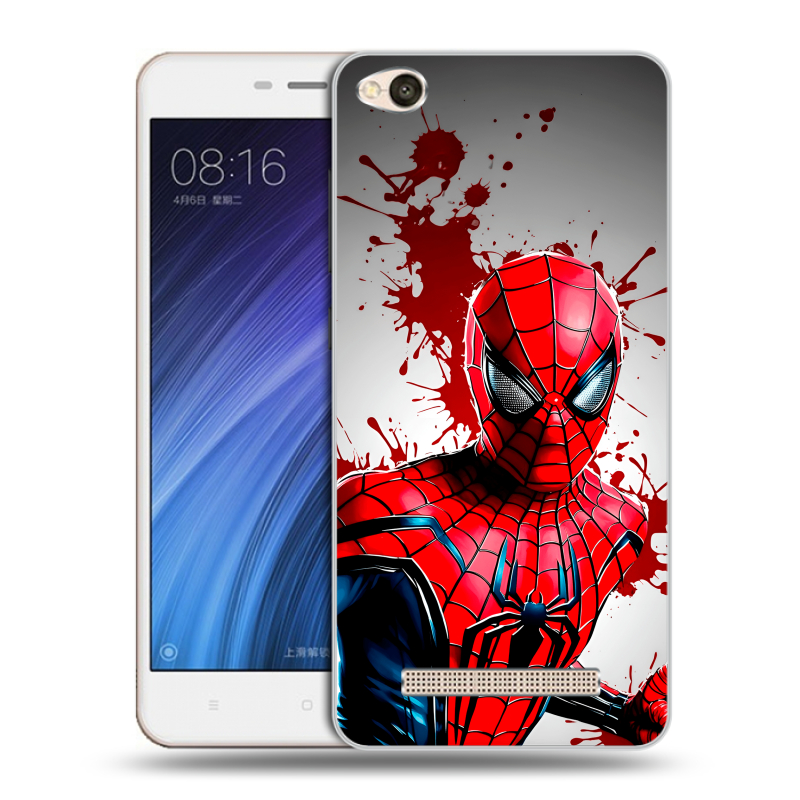Пластиковый чехол на Xiaomi RedMi 4A с принтом Spiderman Человек паук Пластиковый чехол на Xiaomi RedMi 4A с принтом Spiderman Человек паук