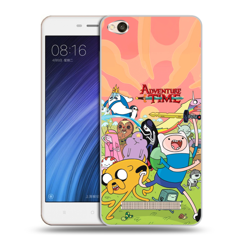 Пластиковый чехол на Xiaomi RedMi 4A с принтом Adventure time Время приключений Пластиковый чехол на Xiaomi RedMi 4A с принтом Adventure time Время приключений