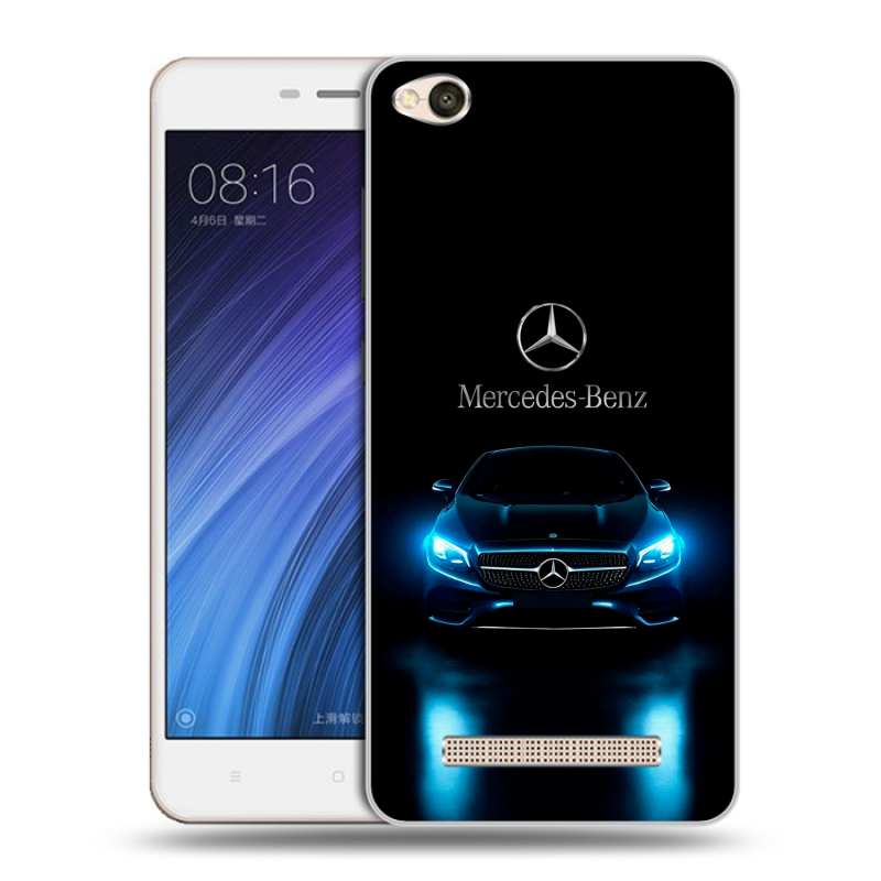 Пластиковый чехол на Xiaomi RedMi 4A с принтом Mercedes Мерседес Пластиковый чехол на Xiaomi RedMi 4A с принтом Mercedes Мерседес