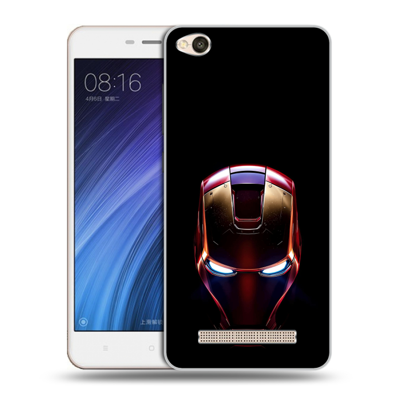 Пластиковый чехол на Xiaomi RedMi 4A с принтом IronMan Железный человек Пластиковый чехол на Xiaomi RedMi 4A с принтом IronMan Железный человек
