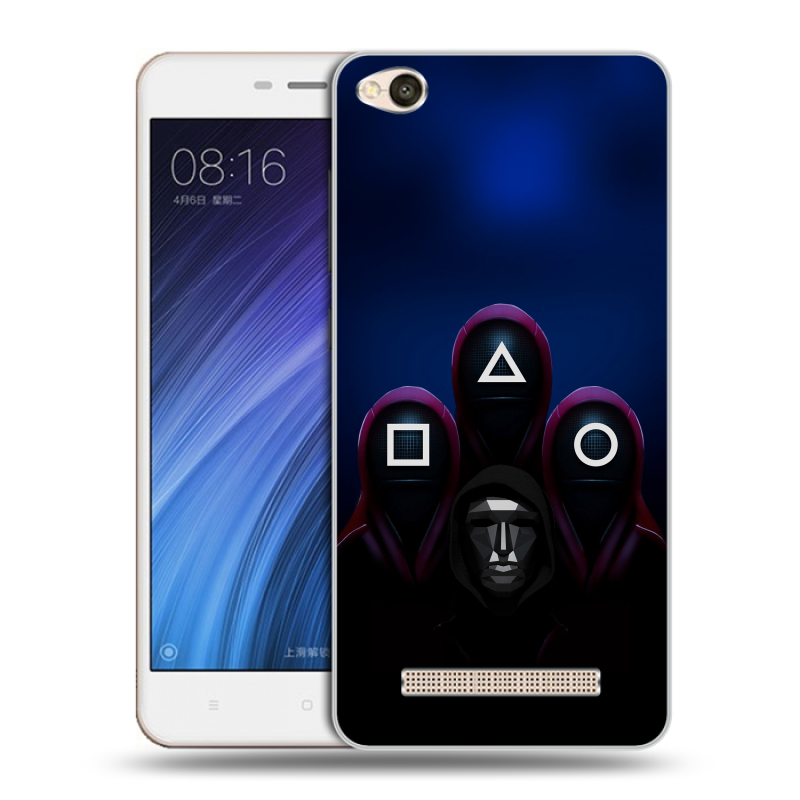 Пластиковый чехол на Xiaomi RedMi 4A с принтом Игра Кальмара Пластиковый чехол на Xiaomi RedMi 4A с принтом Игра Кальмара