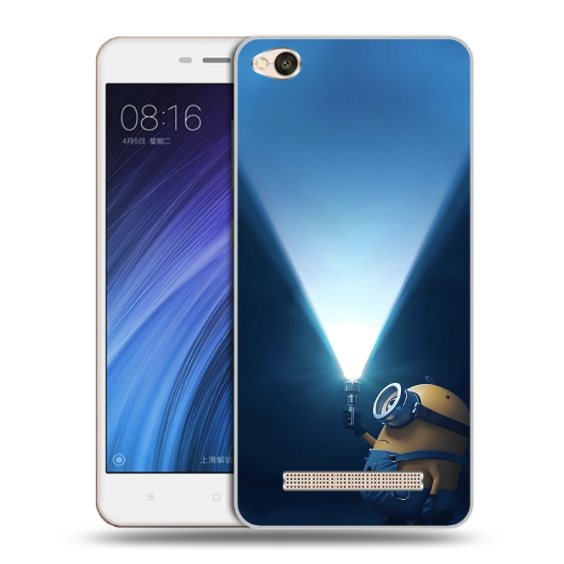 Пластиковый чехол на Xiaomi RedMi 4A с принтом Миньоны Пластиковый чехол на Xiaomi RedMi 4A с принтом Миньоны