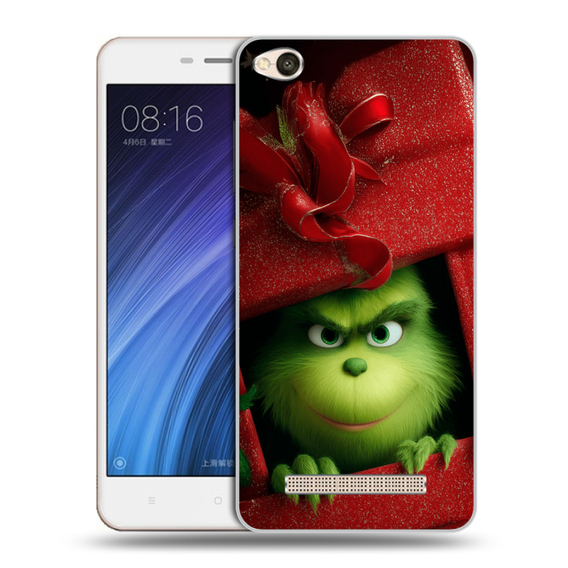 Силиконовый чехол на Xiaomi RedMi 4A с принтом Новый год Силиконовый чехол на Xiaomi RedMi 4A с принтом Новый год