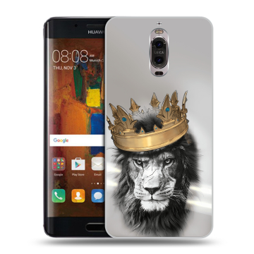 Пластиковый чехол на Huawei Mate 9 Pro с принтом Лев с короной Пластиковый чехол на Huawei Mate 9 Pro с принтом Лев с короной