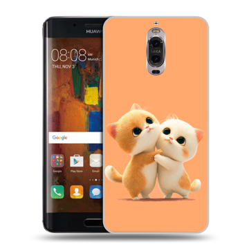 Пластиковый чехол на Huawei Mate 9 Pro с принтом Милые котики Пластиковый чехол на Huawei Mate 9 Pro с принтом Милые котики