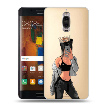 Пластиковый чехол на Huawei Mate 9 Pro с принтом Женские принты Пластиковый чехол на Huawei Mate 9 Pro с принтом Женские принты