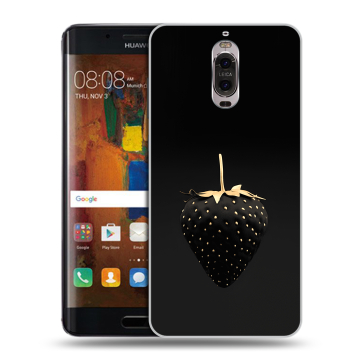 Пластиковый чехол на Huawei Mate 9 Pro с принтом Черная клубника Пластиковый чехол на Huawei Mate 9 Pro с принтом Черная клубника
